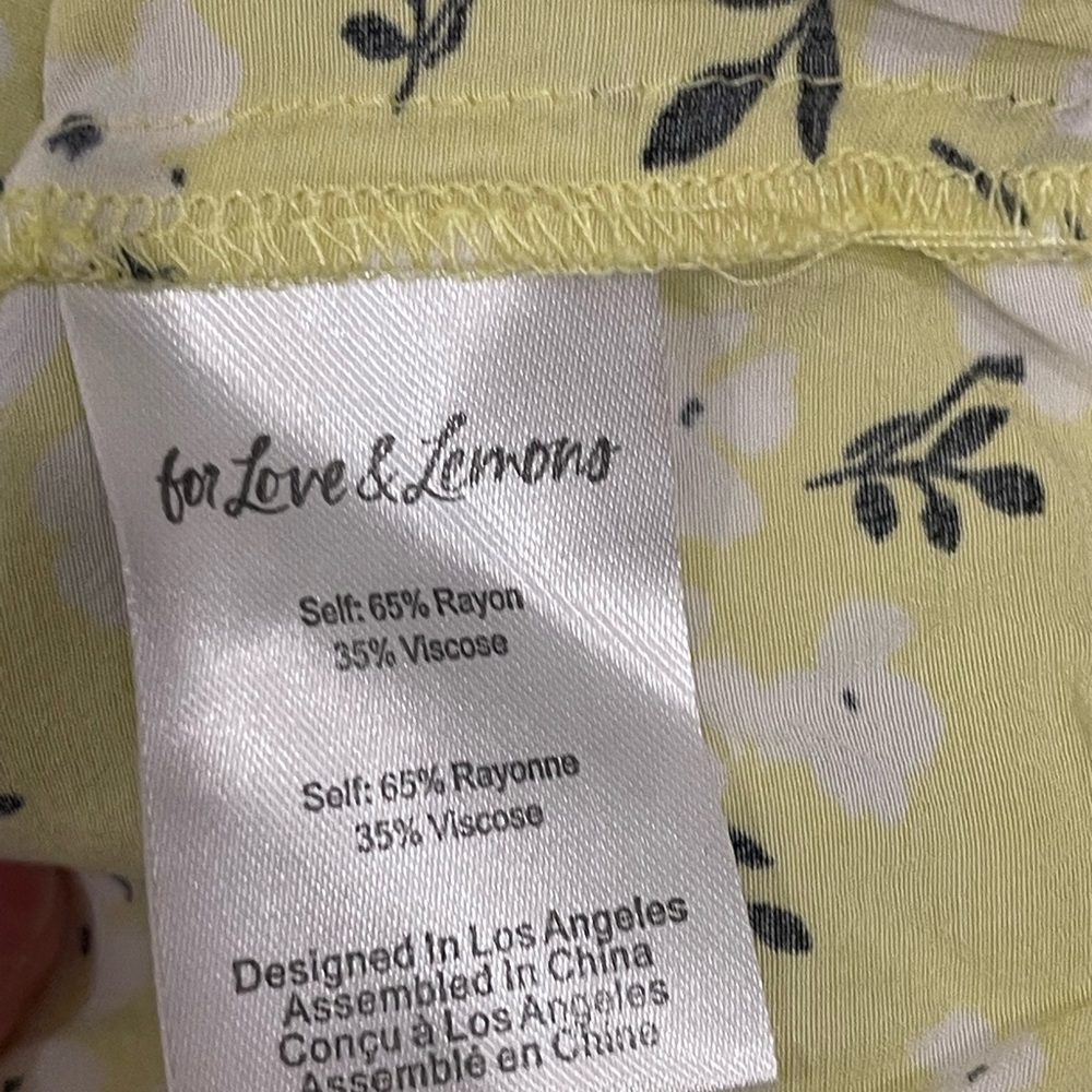 FOR LOVE &‎ LEMONS Chrysanthemum Mini Dress - Picture 8 of 9